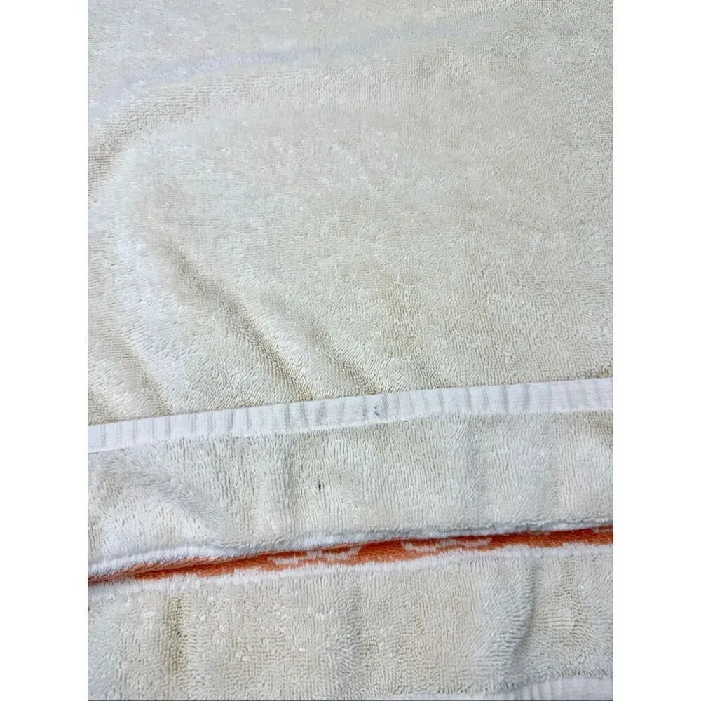 Vintage Swan Bath Towel Marco Polo Pink 21x40” READ Cottagecore